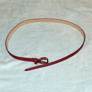 Ladies red Talbots belt
